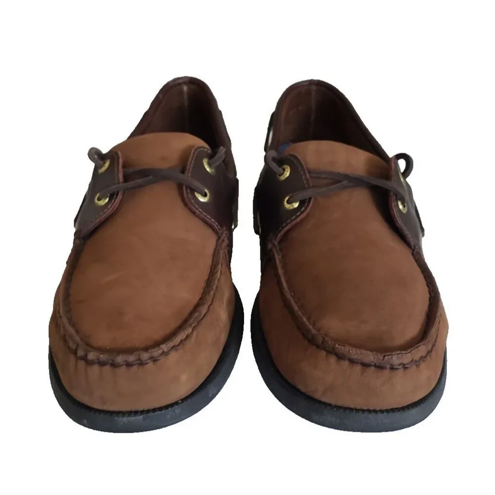 Sperry Top-Sider Boat Shoes Sneakers Men's Size 14 M Brown Leather 0195412